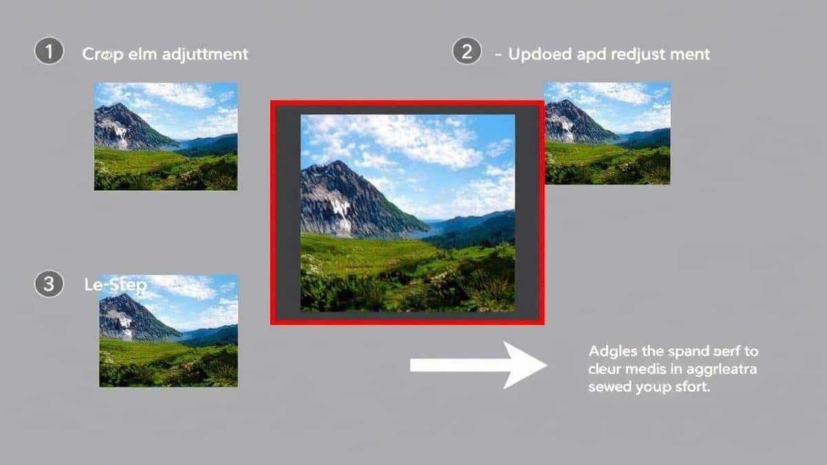 step by step visual guide showing image upload crop adjustment and download process step by step visual guide showing image upload crop adjustment and download process