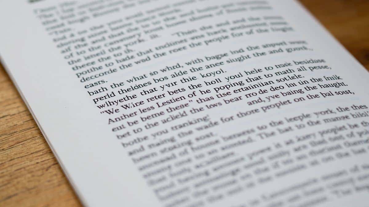 close up of pdf document showing sharp text and images after compression