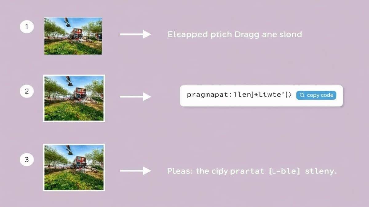 A three-step visual guide showing an image being dragged, uploaded, and the copy button appearing next to the Base64 code A three-step visual guide showing an image being dragged, uploaded, and the copy button appearing next to the Base64 code